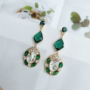 925 Silver Diamond Earrings